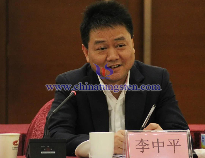 中國鎢業(yè)協(xié)會主席團主席、湖南辰州礦業(yè)有限責(zé)任公司董事長李中平
