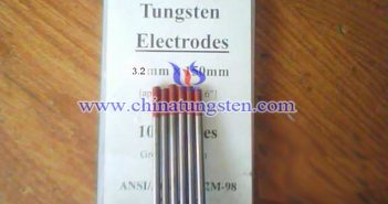 Thorium Tungsten Electrode Price on Aug. 28, 2017 thorium tungsten electrode image