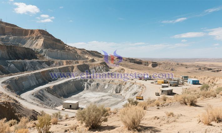 Tungsten mine picture