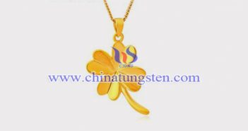 鎢合金鍍金四葉草吊墜 鎢合金鍍金四葉草吊墜圖片