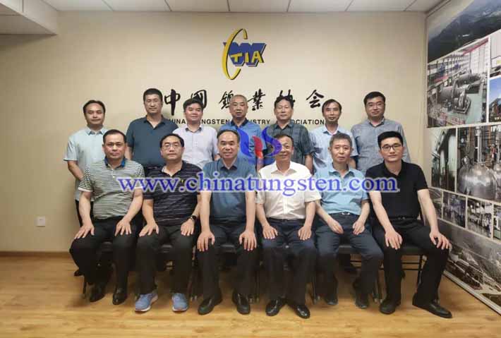 自然資源部趙先良一行到鎢協(xié)調研座談圖片